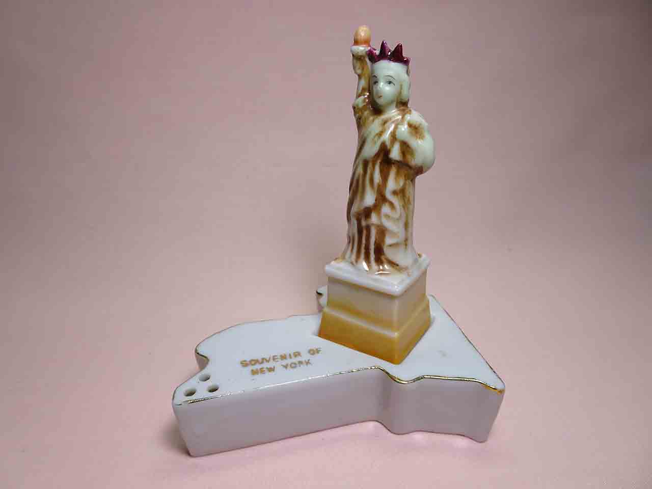 New York with Statue of Liberty salt and pepper shakers