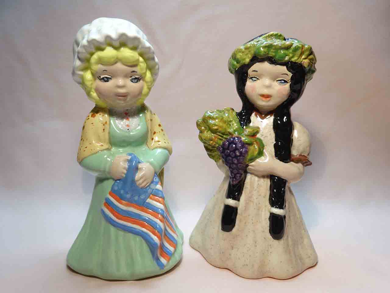 Girls of the month by Jean Grief - salt and pepper shakers