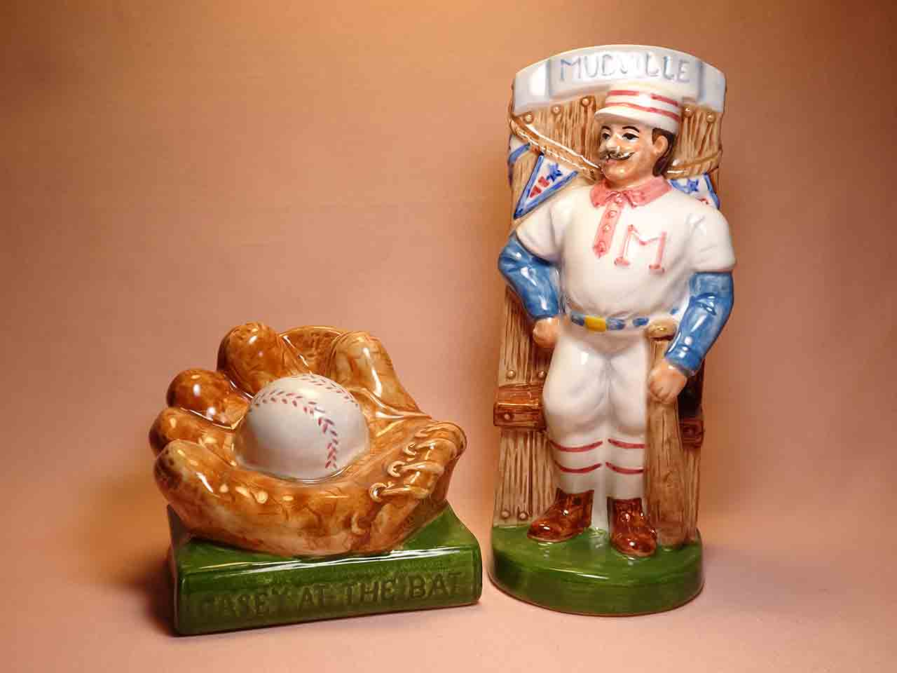 American Folklore series of salt and pepper shakers - Casey at the Bat