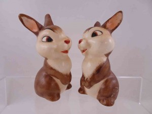 Goebel Thumper bunny rabbits from Bambi salt and pepper shakers