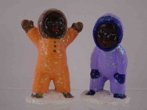 Black snow babies by Jean Grief salt and pepper shakers