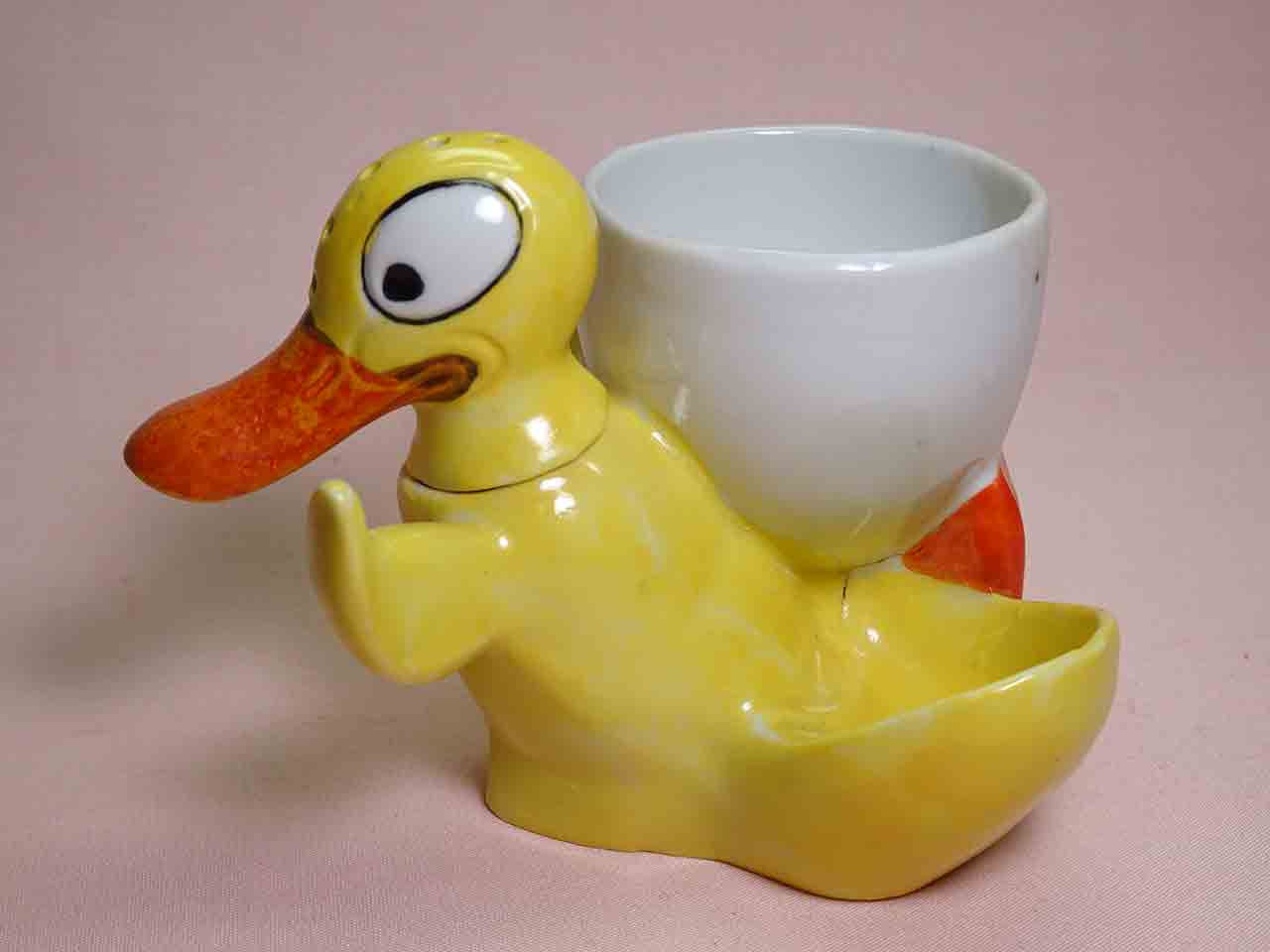 Germany egg cup duck salt and pepper shakers