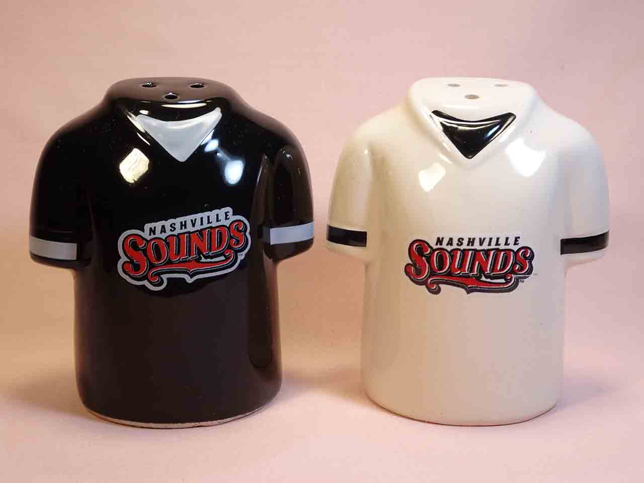 Nashville Sounds Minor League Baseball team stadium giveaway salt and pepper shakers