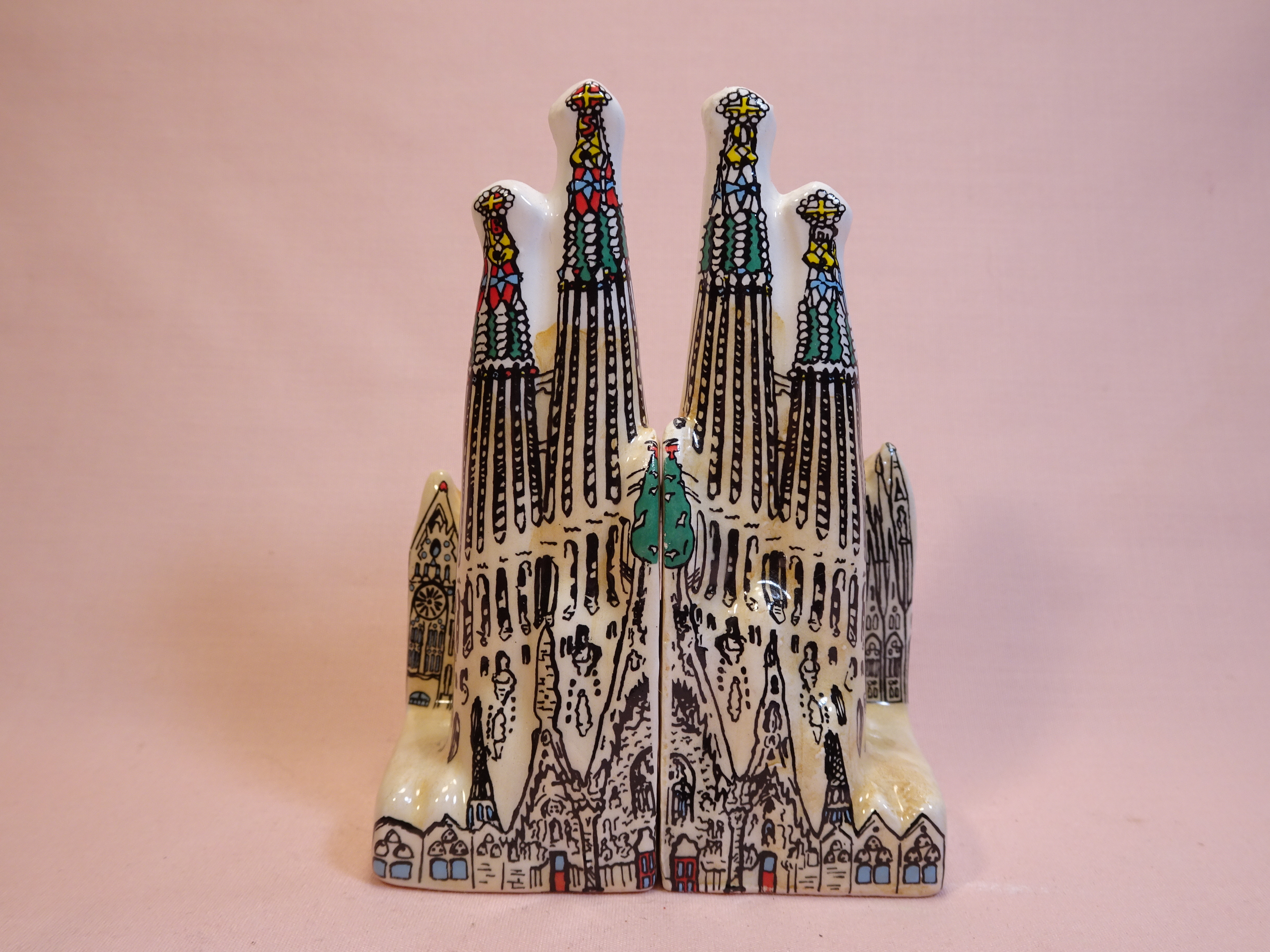 La Sagrada Familia by Gaudi salt and pepper shakers