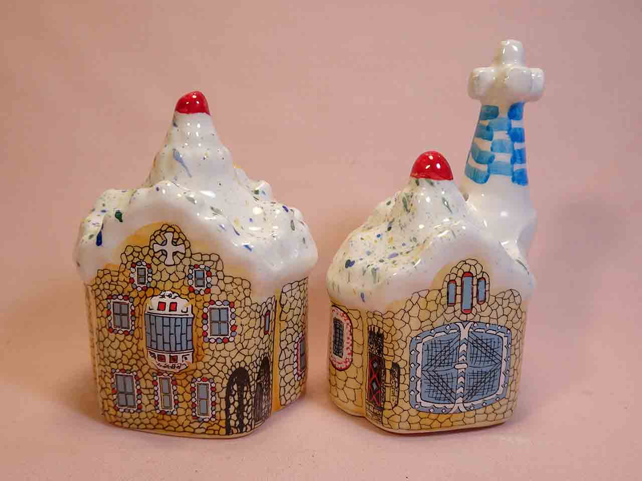Park Guell by Gaudi salt and pepper shakers