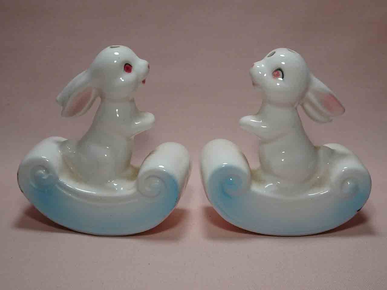Rocking rabbits salt and pepper shakers