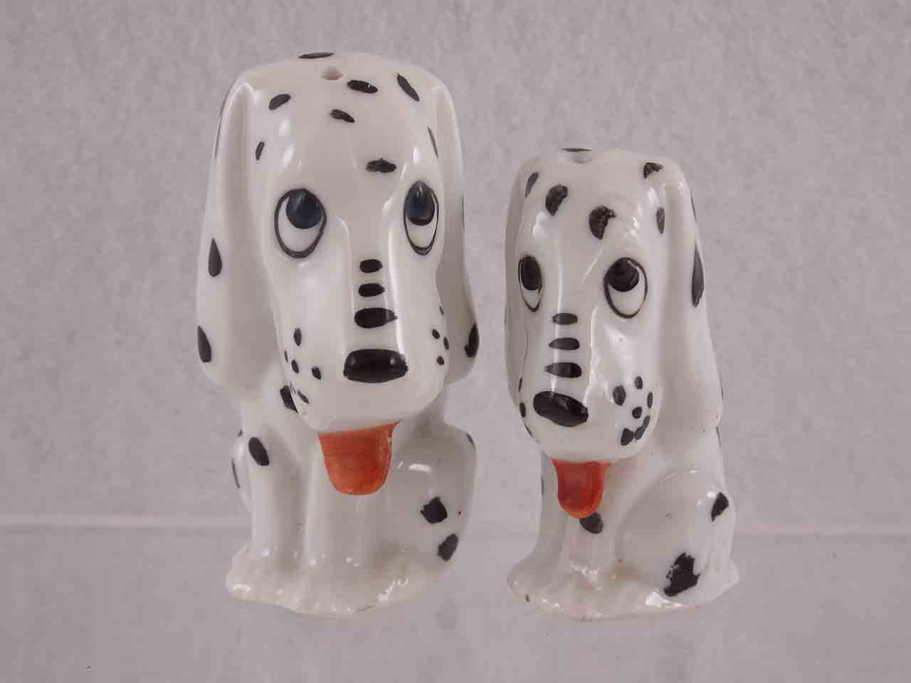 Dismal Desmond Dalmatian dogs from Germany salt and pepper shakers