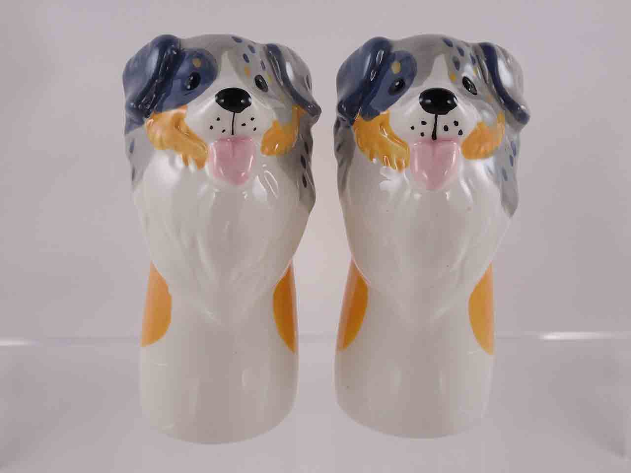 Kennel Collection dog series salt and pepper shakers - Australian Shepard