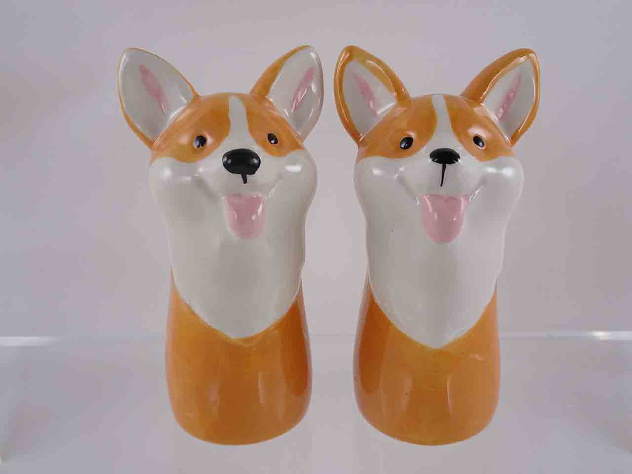 Kennel Collection dog series salt and pepper shakers - Corgi