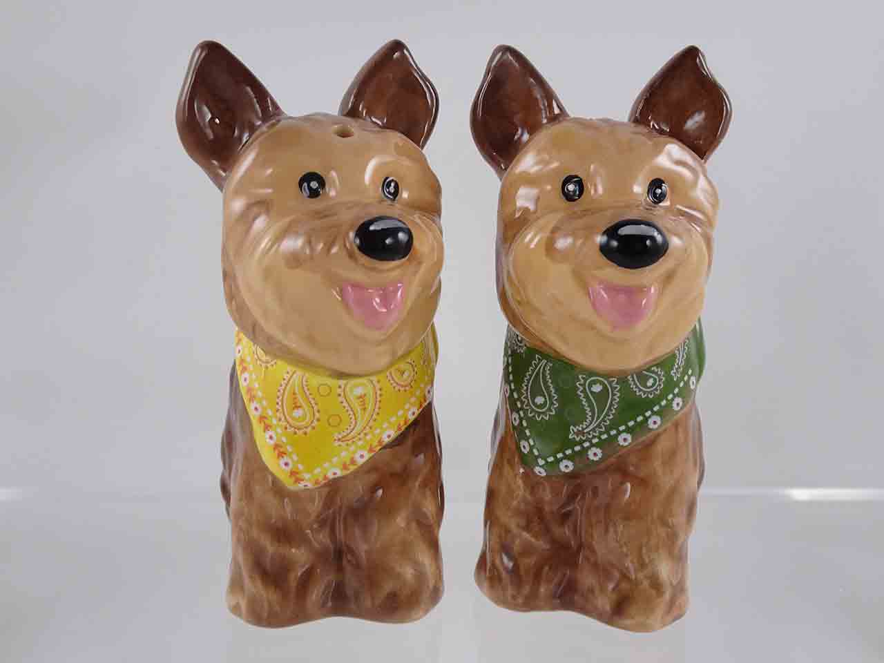 Kennel Collection dog series salt and pepper shakers - Yorkshire Terrier