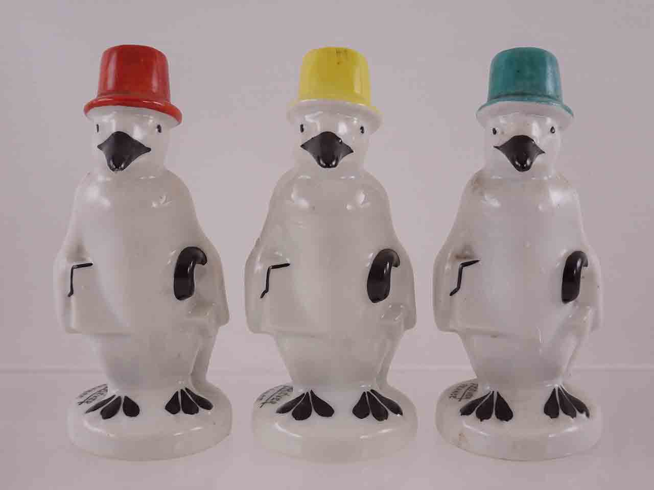 Three penguins from France salt and pepper shakers