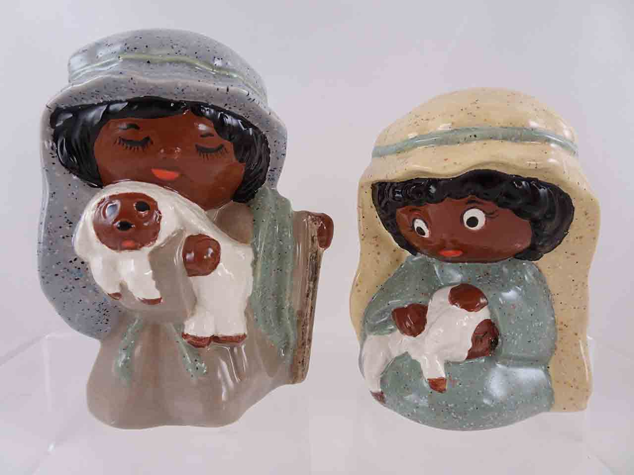 Jean Grief nativity scene series of salt and pepper shakers - Shepards