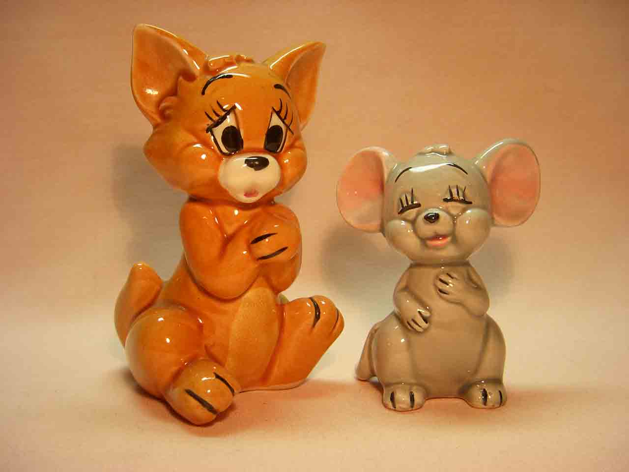 Tom & Jerry salt and pepper shakers