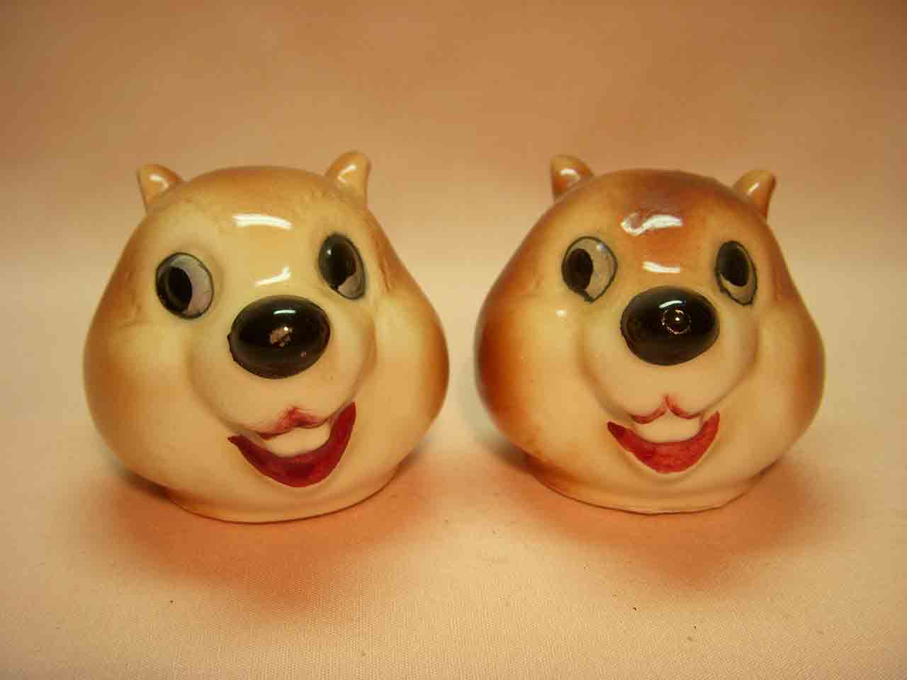 Characters from MGM Studios salt and pepper shakers - Screwey Squirrel