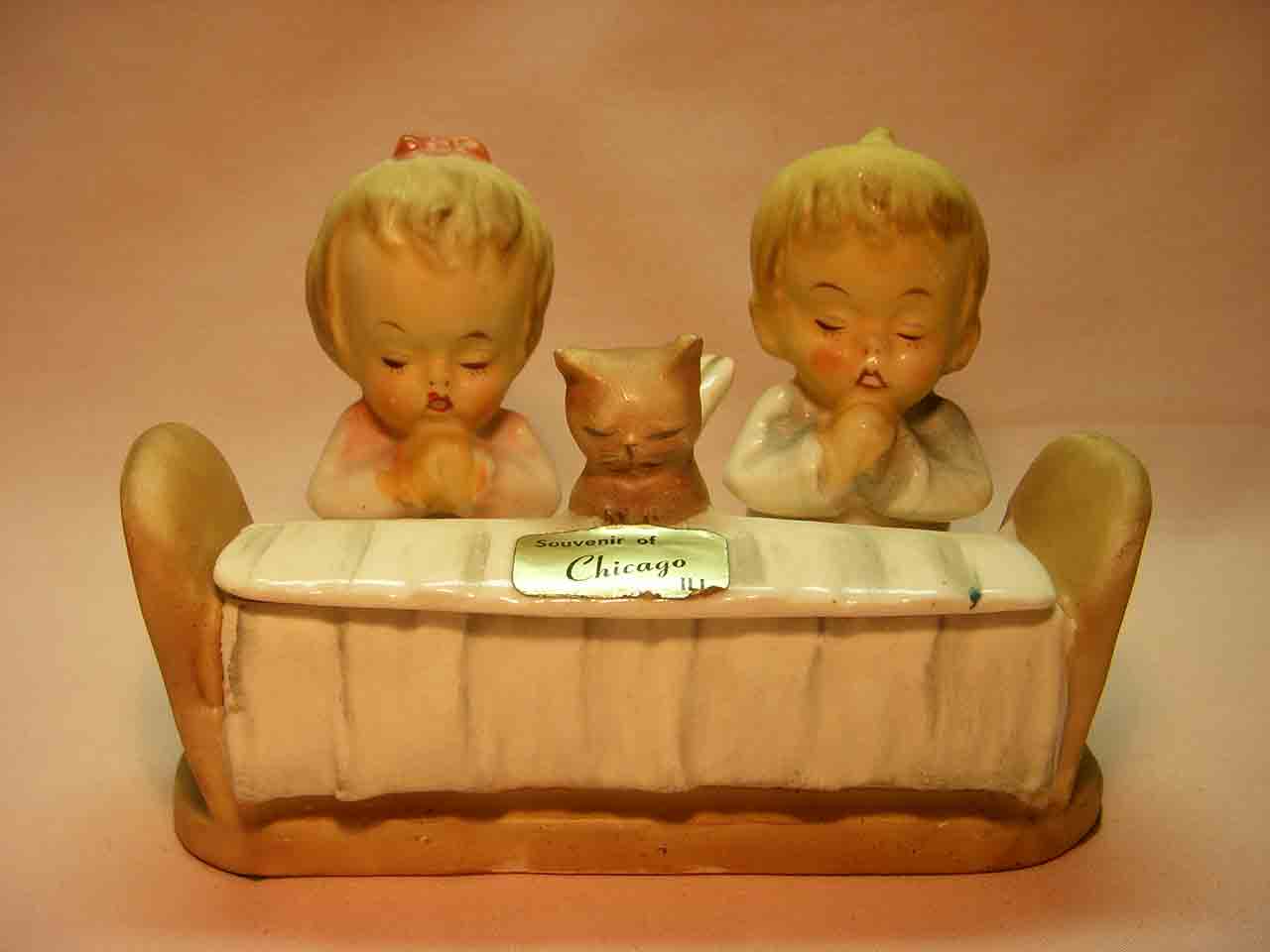 Bedtime prayer salt and pepper shakers and condiment set