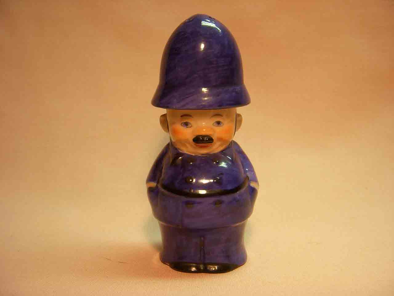 Police / cop Germany salt and pepper shaker