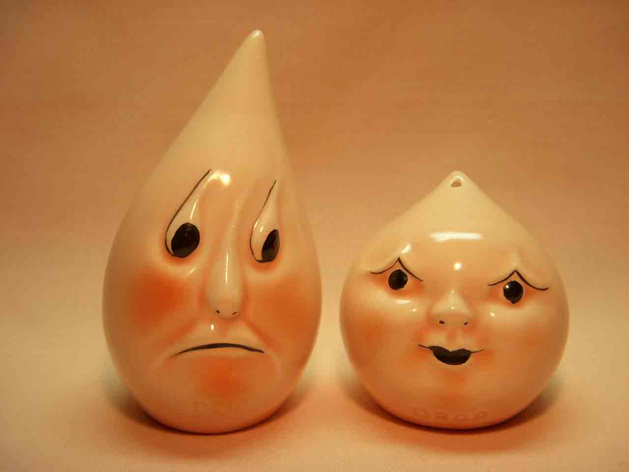 Vallona Starr Drip and Drop salt and pepper shakers